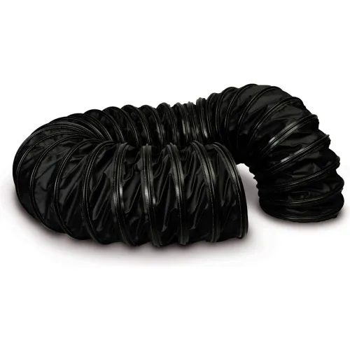 ABC® Industries EnviroDuct® 15WK Portable Heater Duct, 20" Dia. x 25'L x 7" Pitch, Black