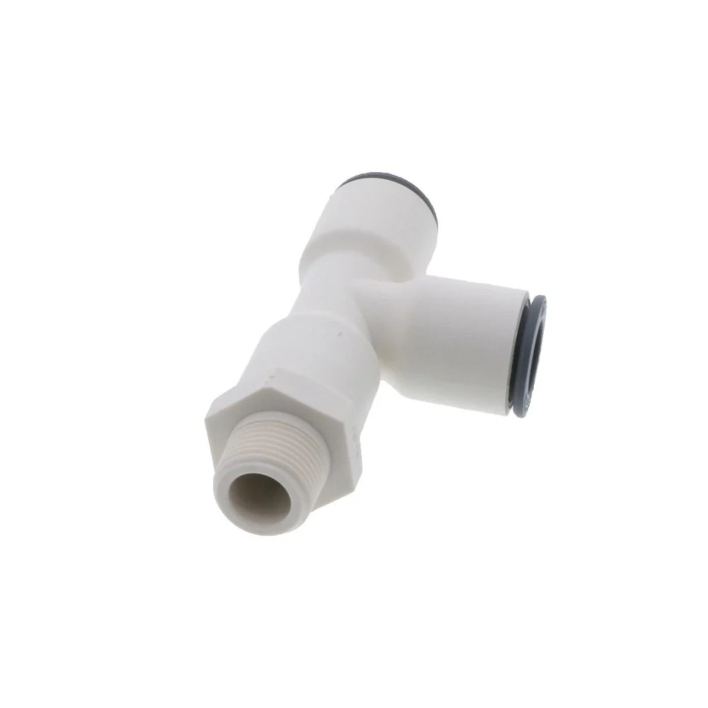 Parker LIQUIfit Swivel Male Run Tee - 1/2 x 3/8 NPTF — Box of 25