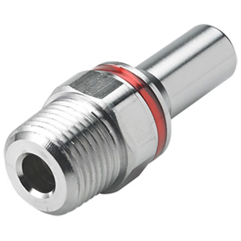 RPLQ4D24006RED Rack and Panel Insert Straight Thread Port 3/8 NPT Warm Red — Pack of 100