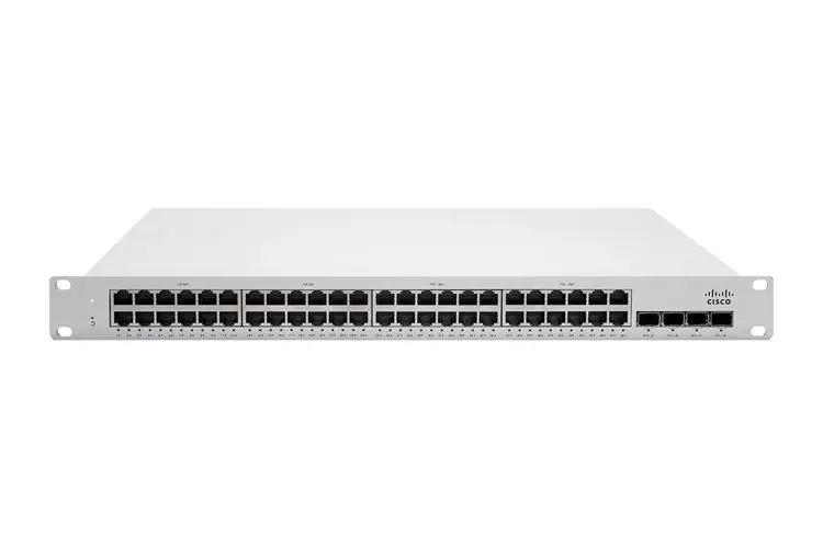 Cisco Meraki Cloud Managed Switch, 48 Gigabit Ethernet Ports, 4 SFP+ Uplinks, Full PoE, MS225-48FP-HW, Unclaimed, New