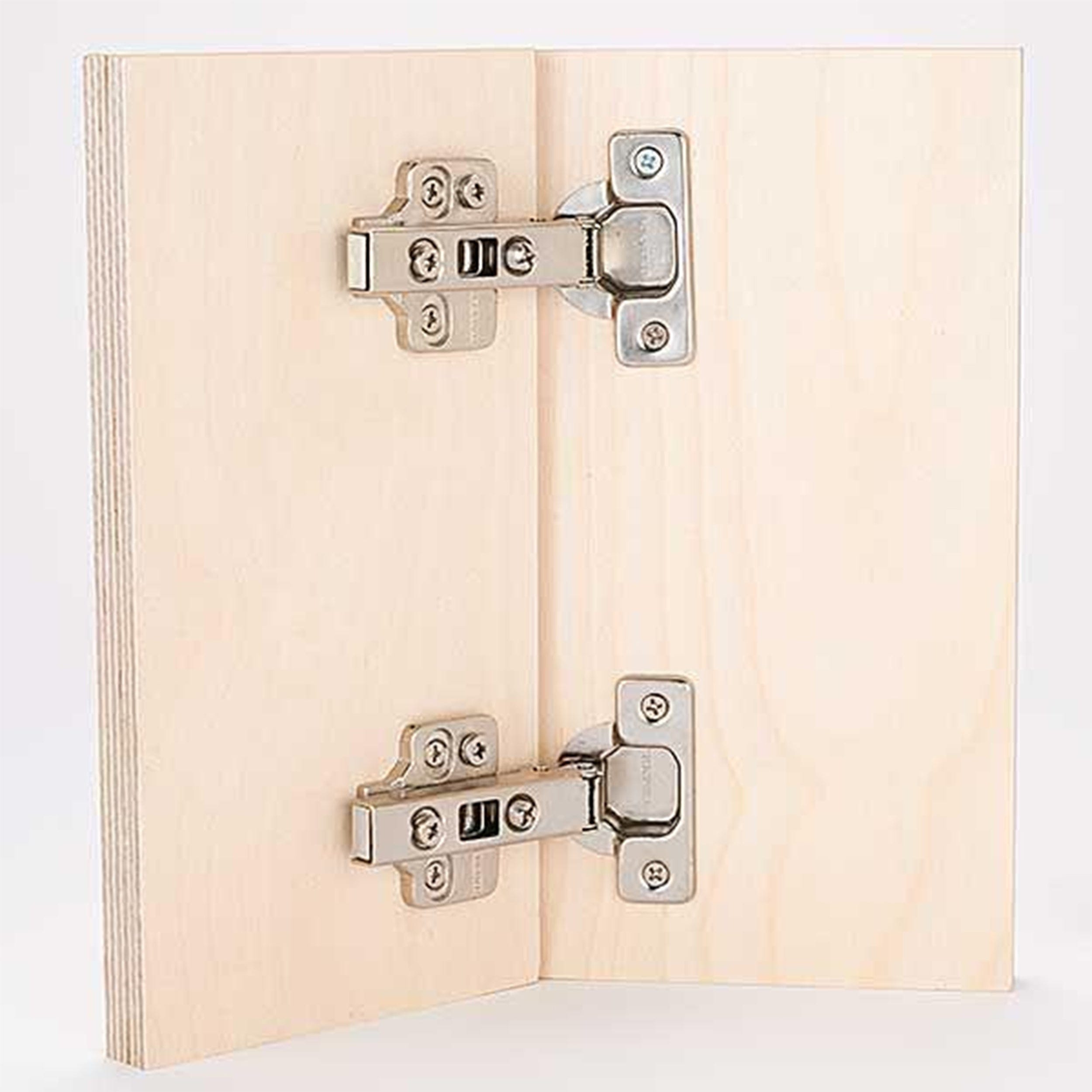 Frameless Hinge - Pair — 110 Degree / Inset