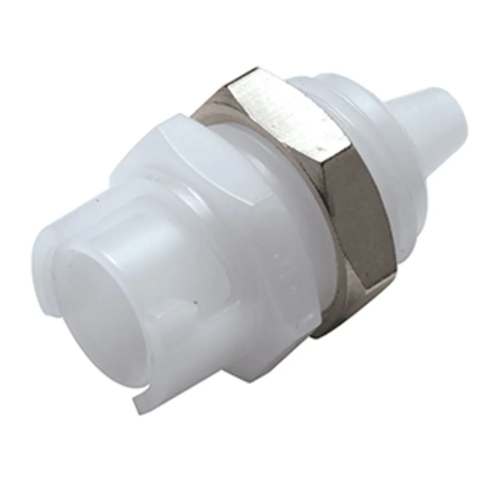 SMFPMM3 Non-Valved Panel Mount Hose Barb Coupling Body 3MM Hose Barb — Bag of 50