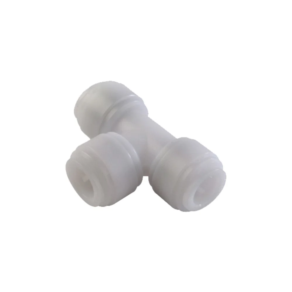 NeoFit - Acetal Natural White Reducing Union Tee- 1/2" run x 3/8" branch — Bag of 10
