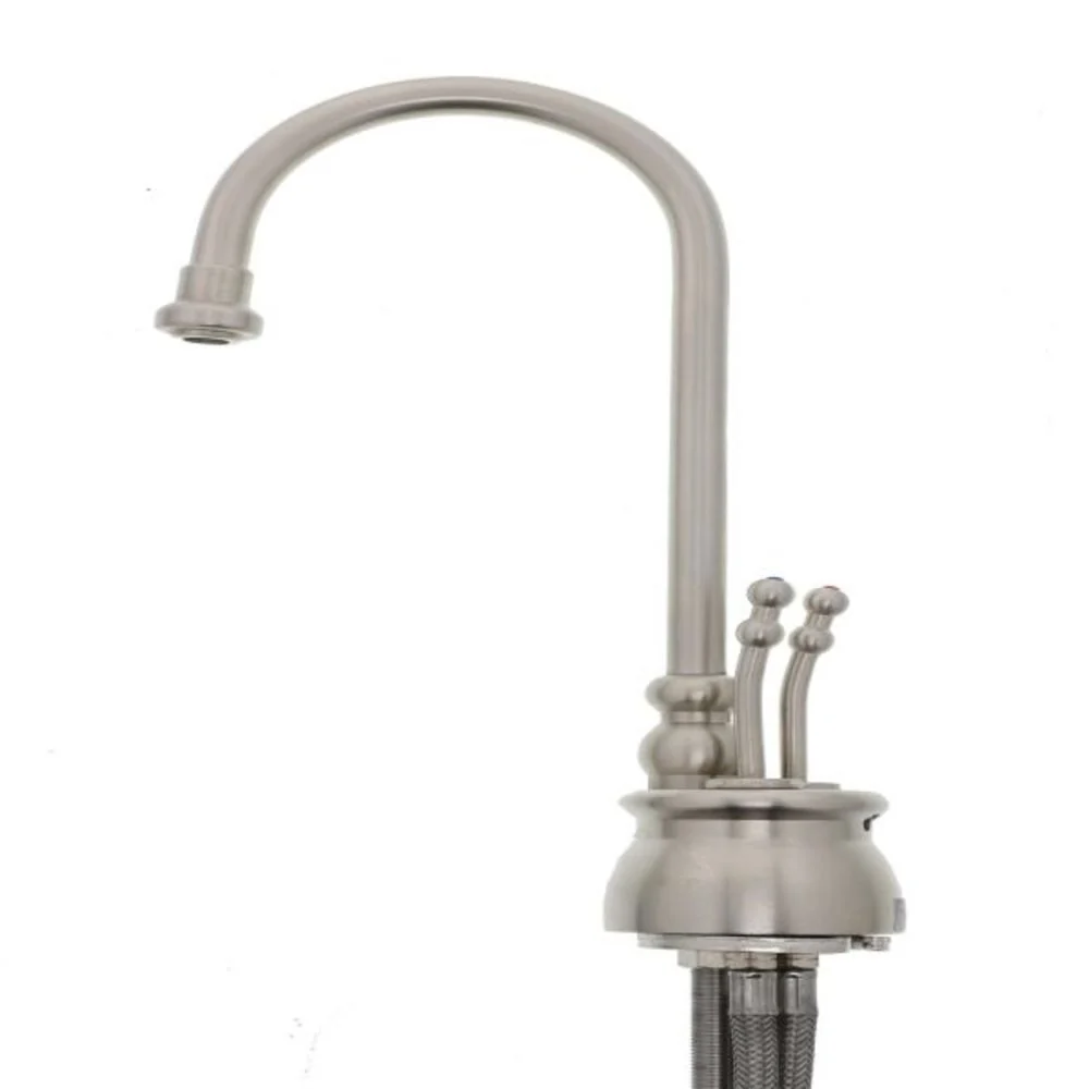 Mountain Plumbing MT550 Two Lever Traditional Hot & Cold Water Dispenser — Weathered Brass