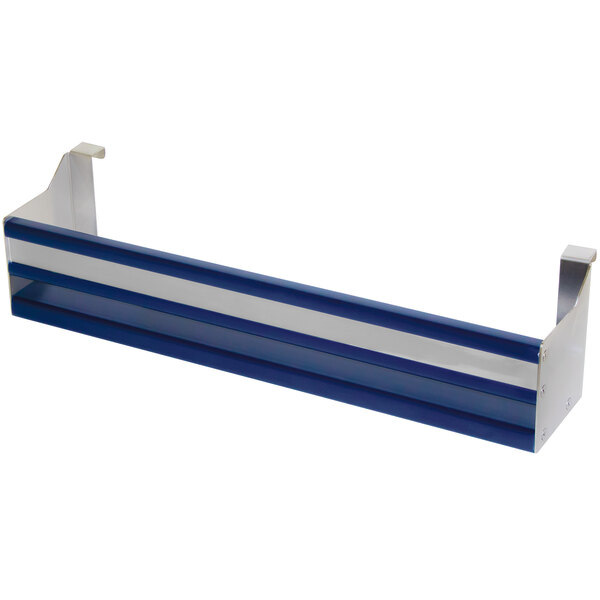 Advance Tabco PRHSR-42 Prestige Series 42" 10-Bottle Hang-On Stainless Steel Single-Tier Speed Rail for PRSSR Rails