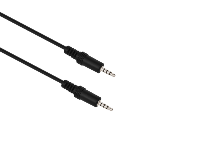Audio Auxiliary Cable with 3.5mm Male/Male Connectors, 50ft