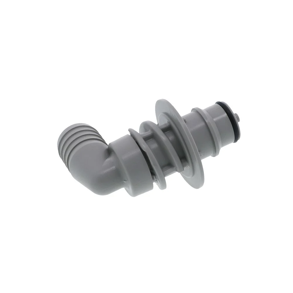 HFCD431212 Valved Elbow Panel Mount Hose Barb Coupling Insert 3/4 ID Barb — Pack of 100