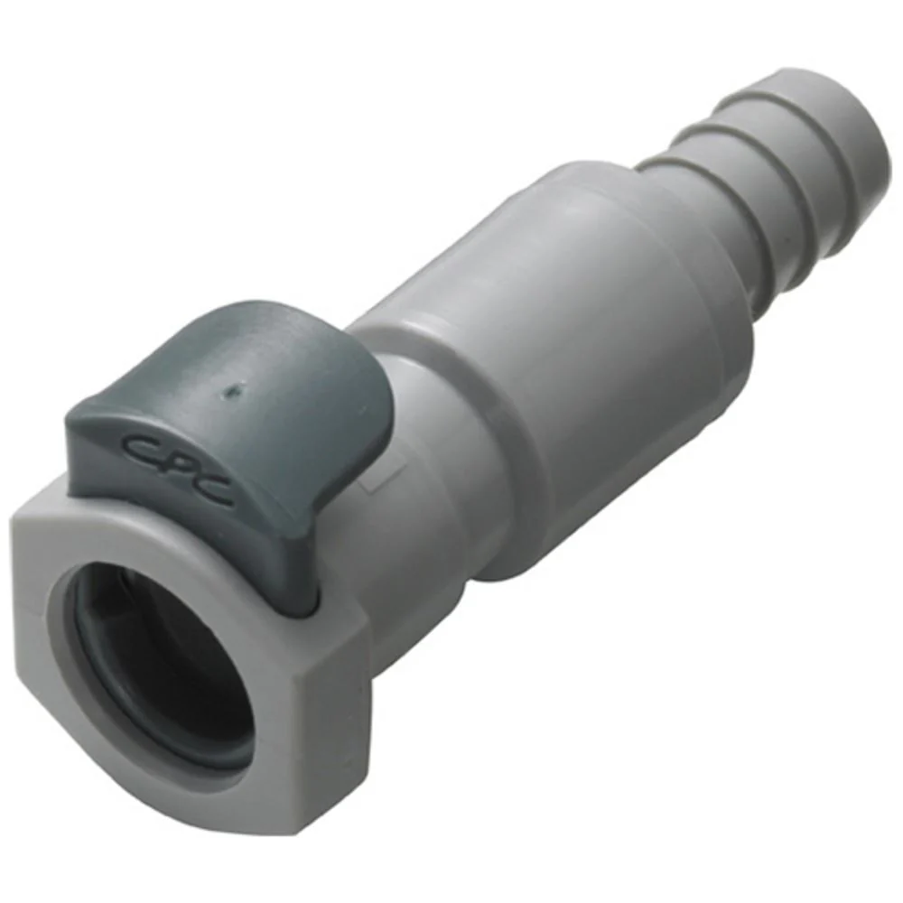 EFCD17612 Valved Inline Coupling Body 3/8 ID Barb — Pack of 250