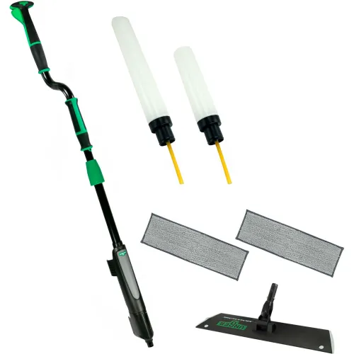 Unger Excella 18" Floor Cleaning Kit, 52" Handle - Microfiber - EFKT1