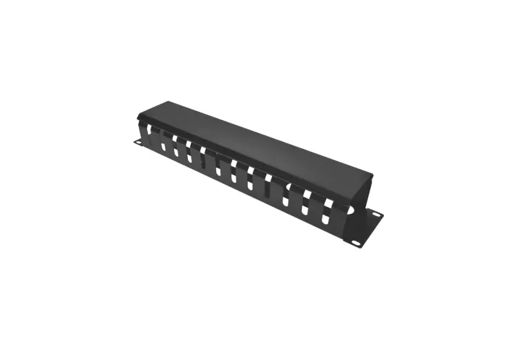 2U Cable Manager 12-Finger Duct with Cover