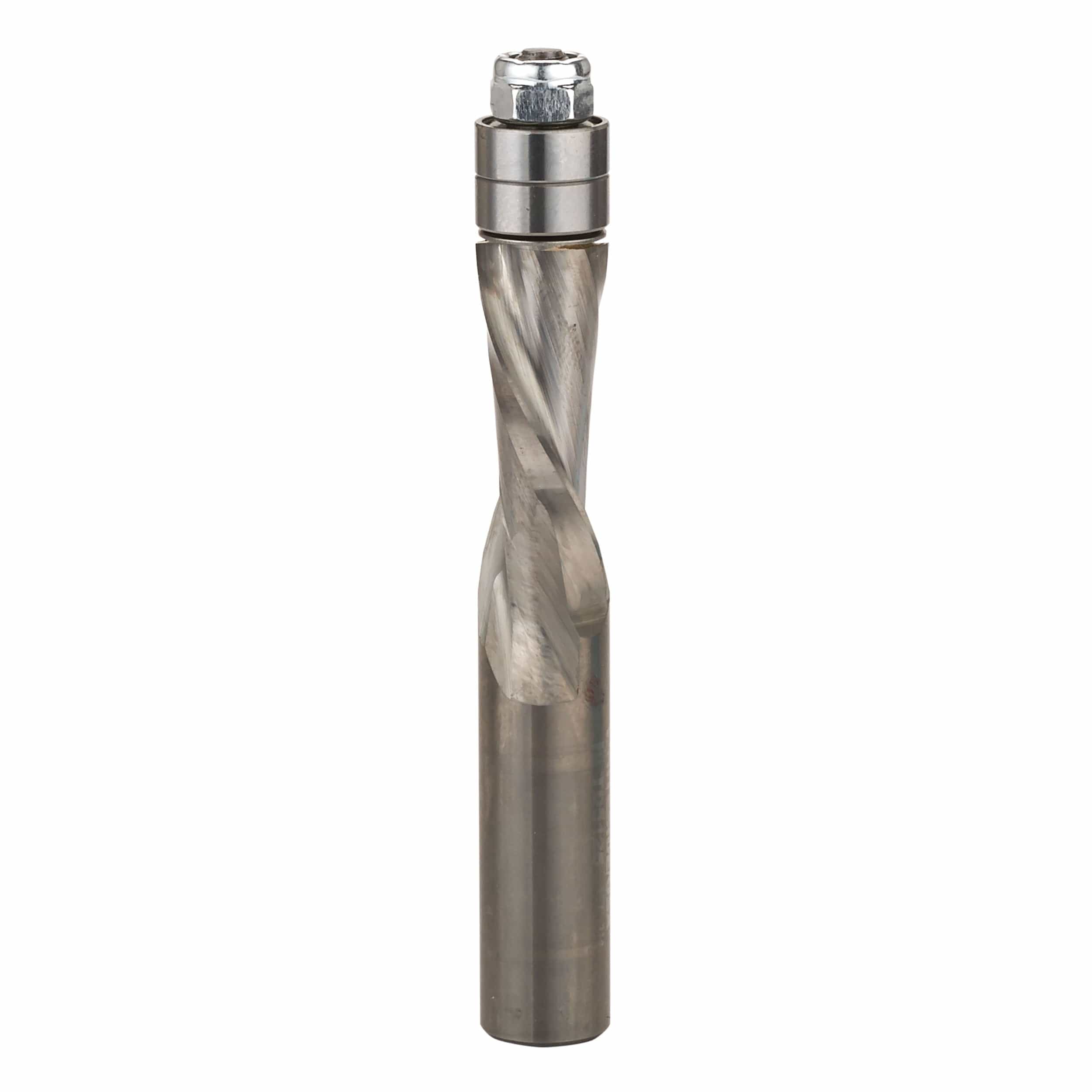 Flush Trim Spiral Router Bit - 1/2" SH 1/2" CD — Upcut Spiral Bit / 1-1/4" / 3-3/4"