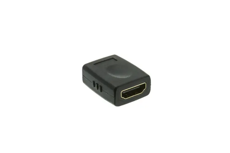 HDMI High Speed Female Coupler, 4K@60Hz, Black