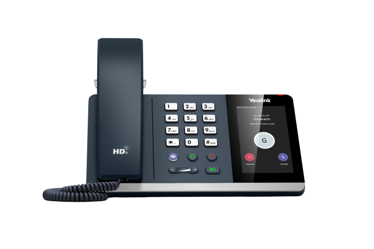Microsoft Teams IP Phone with Built-in WiFi & Bluetooth (Android 13)