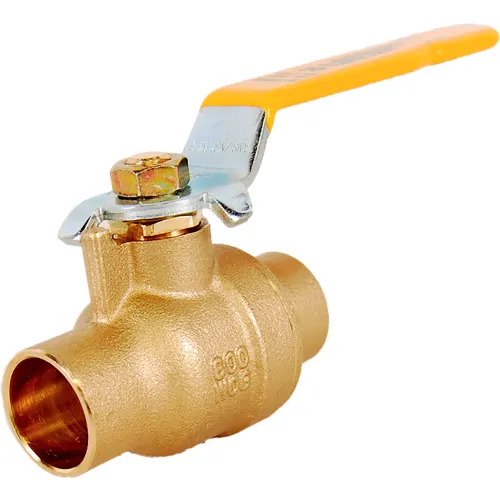 Legend Valve® T-1002NL Full Port Ball Valve, No Lead Forged Brass, 1-1/2" Sweat