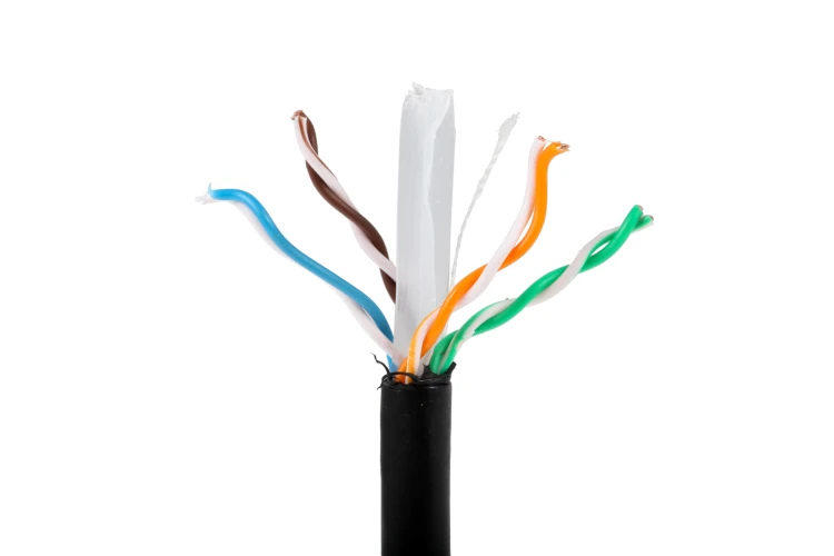 Cat6 Bulk Ethernet Cable, Unshielded, Solid, CMX, Spool, 1000 ft, 600 Mhz, Black