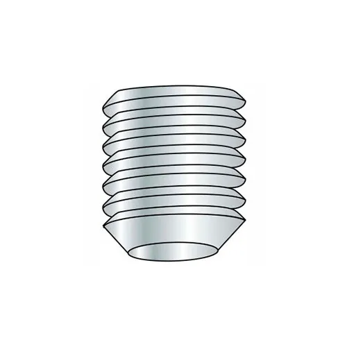 M4 x 0.7 x 6mm Cup Point Socket Set Screw - Steel - Black Oxide - DIN 125B - 45H - Pkg of 100