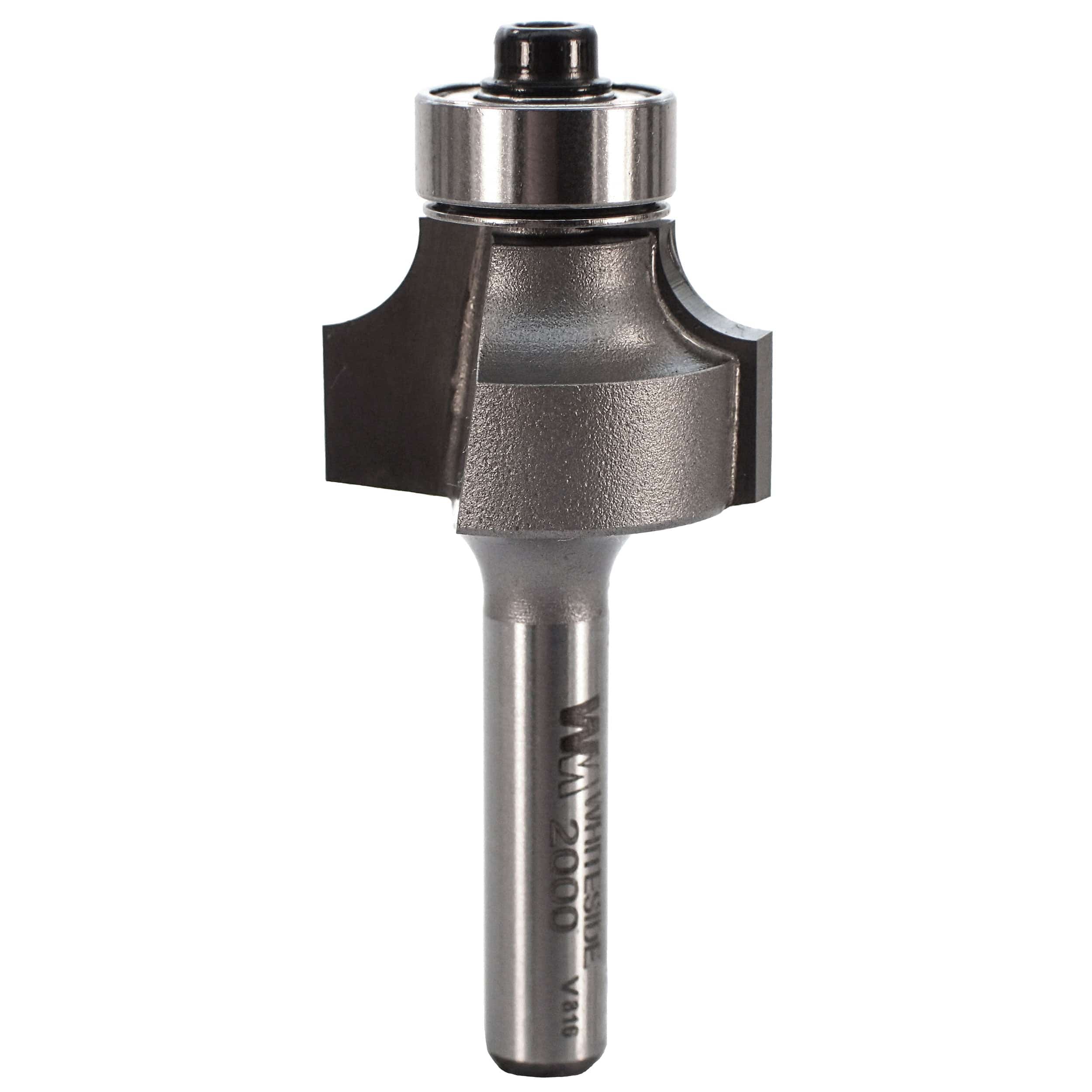 2000 Roundover Router Bit 1/4" SH 3/16" R X 7/8" D X 1/2" CL