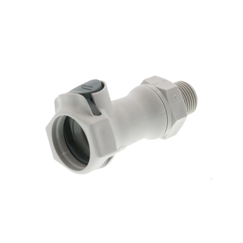 HFCD10612BSPT Valved Male Thread Coupling Body 3/8 BSPT — Single
