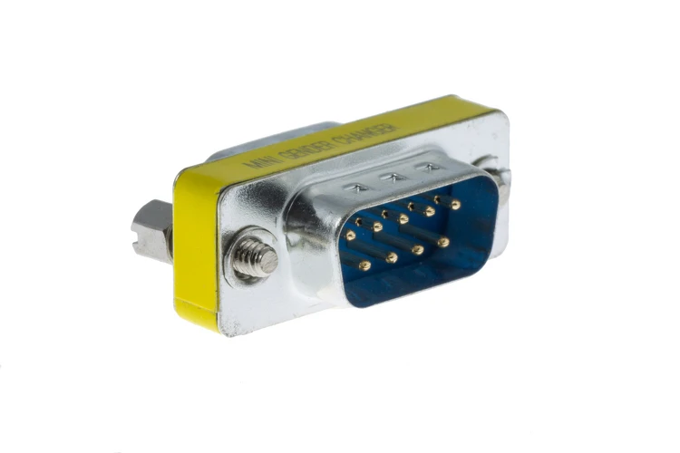 DB9 Male to Male Slim Serial Coupler