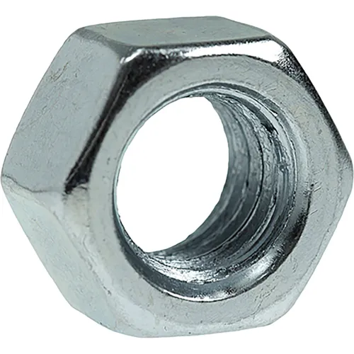 L.H.Dottie® Machine Screw Hex Nut, Grade 2, Carbon Steel, #12-24, 100 Pack