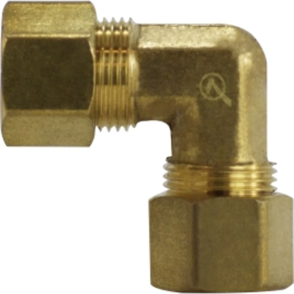 Brass LF 765 3/8" Elbow — Single