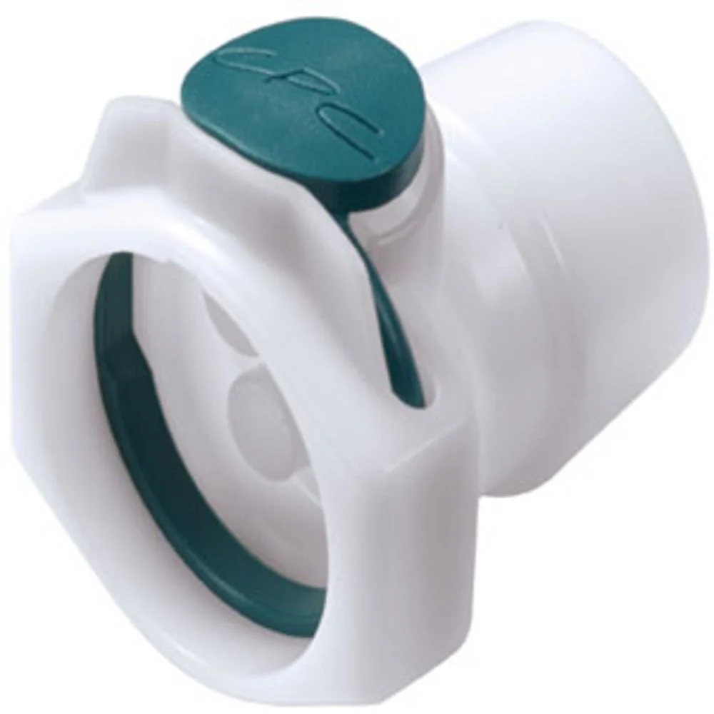 SXFD1702 Valved Hose Barb Coupling Body with Female Fitting Inserts 1/8 ID Barb — Pack of 100