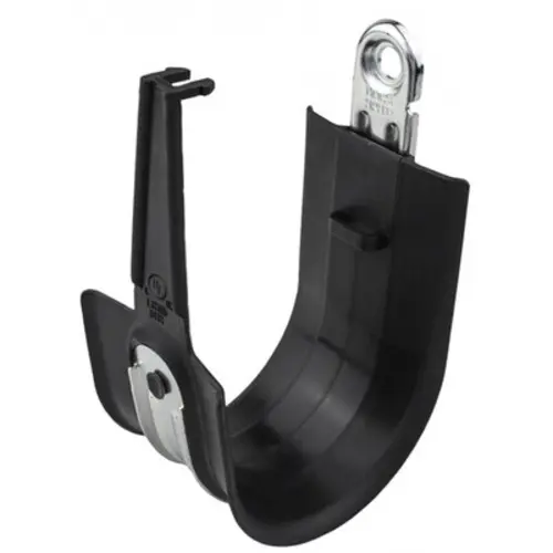 4-inch High Performance J-Hooks, Standard, Black, 25-Pack