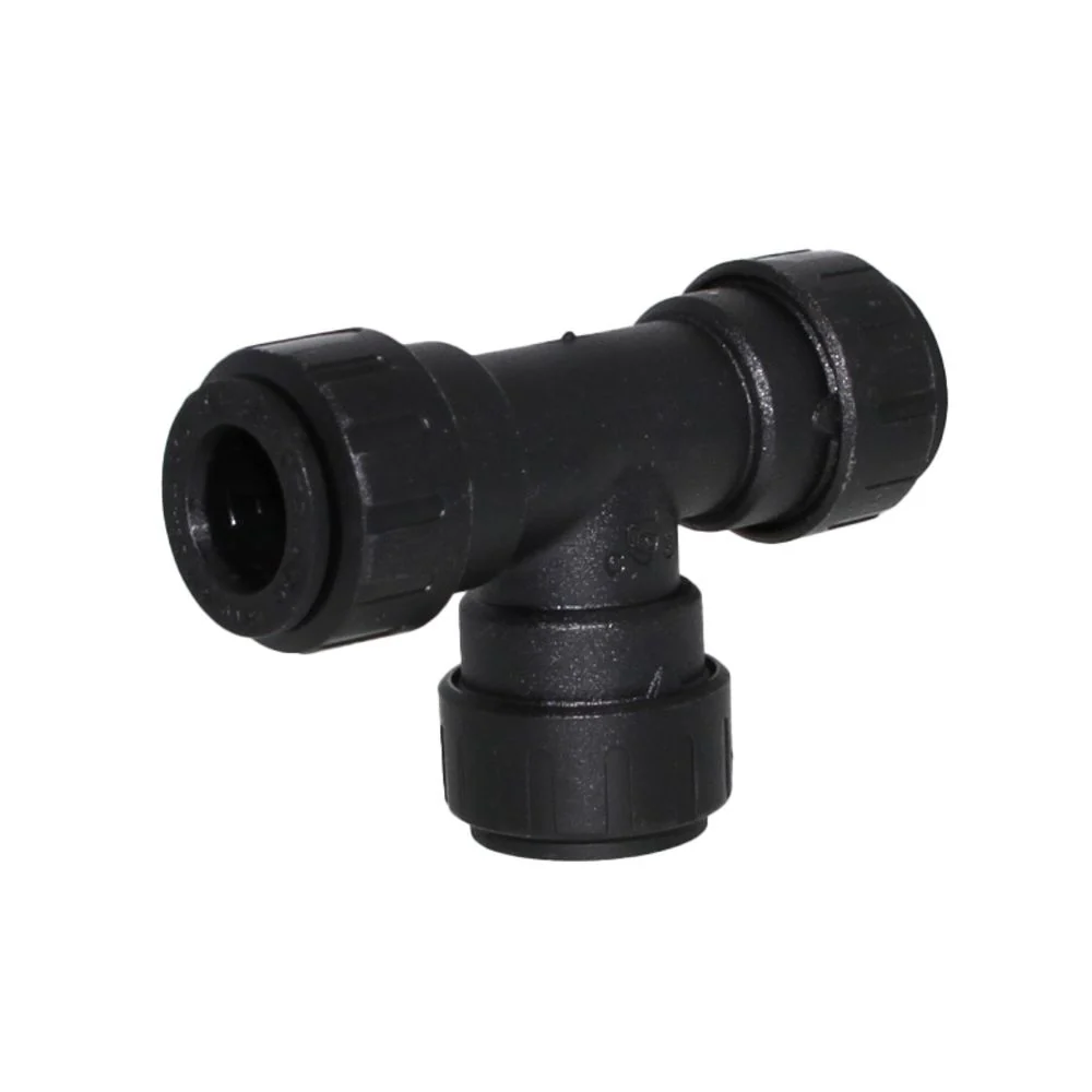 John Guest Prolock Reducing Tee - 3/4 x 1/2 x 1/2 CTS — Single