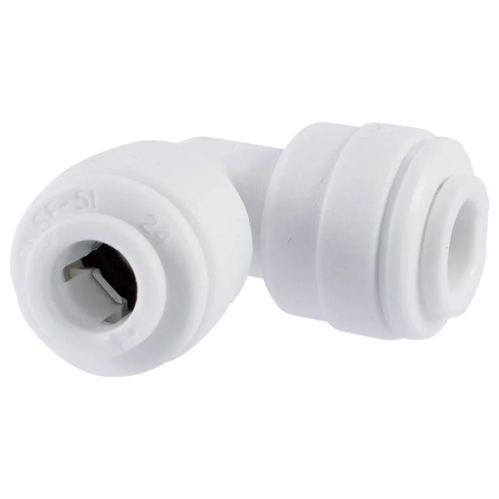 John Guest Acetal 3/8" Union Elbow - White — Box of 200