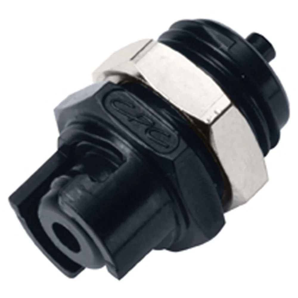 SMMPMM3BLK Non-Valved Panel Mount Coupling Insert 3MM Hose Barb — Bag of 50