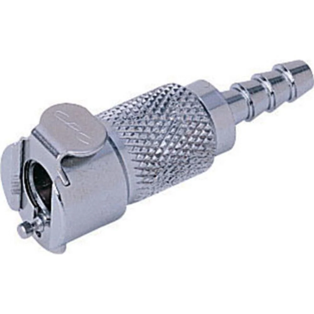 MCD1703V Valved In-Line Hose Barb Coupling Body 3/16" ID Barb FKM (Viton) O-rings — Pack of 100