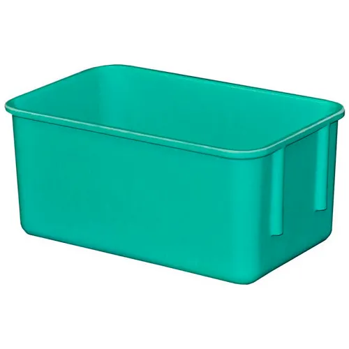 MFG Tray Molded Fiberglass Toteline Nesting Tote, 9-3/4"L x 6-1/8"W x 4-1/2"H, Green