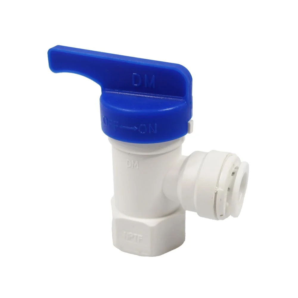 NeoFit Tank Valve Polypropylene Female Elbow NPTF - 3/8" x 1/4" NPTF — Bag of 5