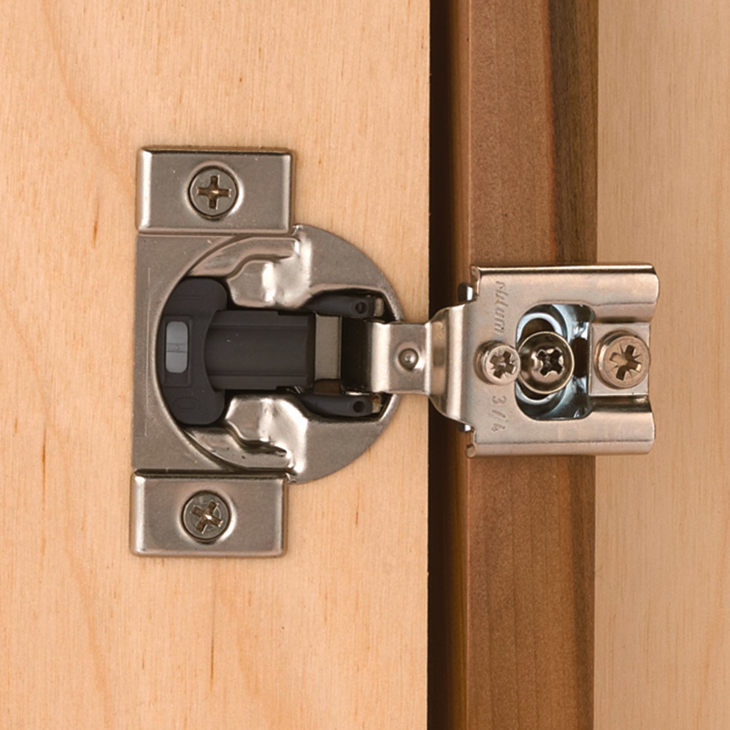 Compact Face Frame Hinge - 3/4" Overlay - 105 Degree with BLUMOTION - 1 Pair