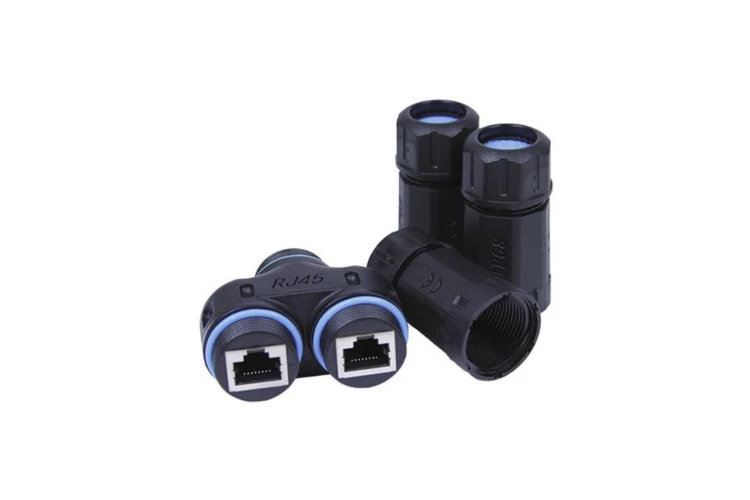 Two Way Splitter 1 in and 2 out Cat5E/6 IP68 Coupler
