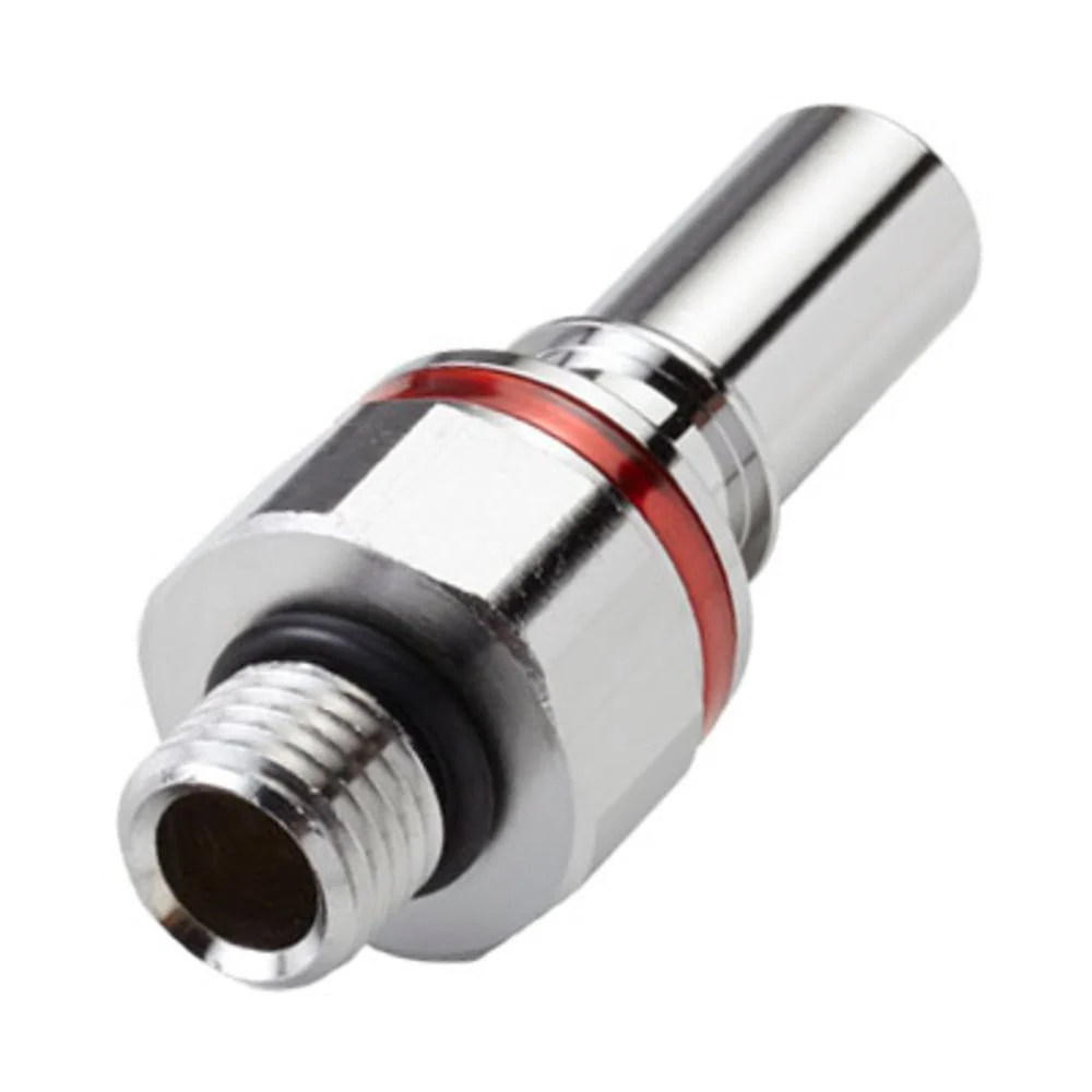 LQ4D46004RED Valved Straight Thread Liquid Cooling Coupling Insert 1/4 SAE-04 Warm Red — Single