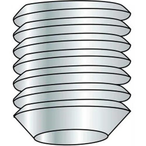 M4 x 0.7 x 12mm - Cup Point Socket Set Screw - 304 Stainless Steel - Pkg of 100