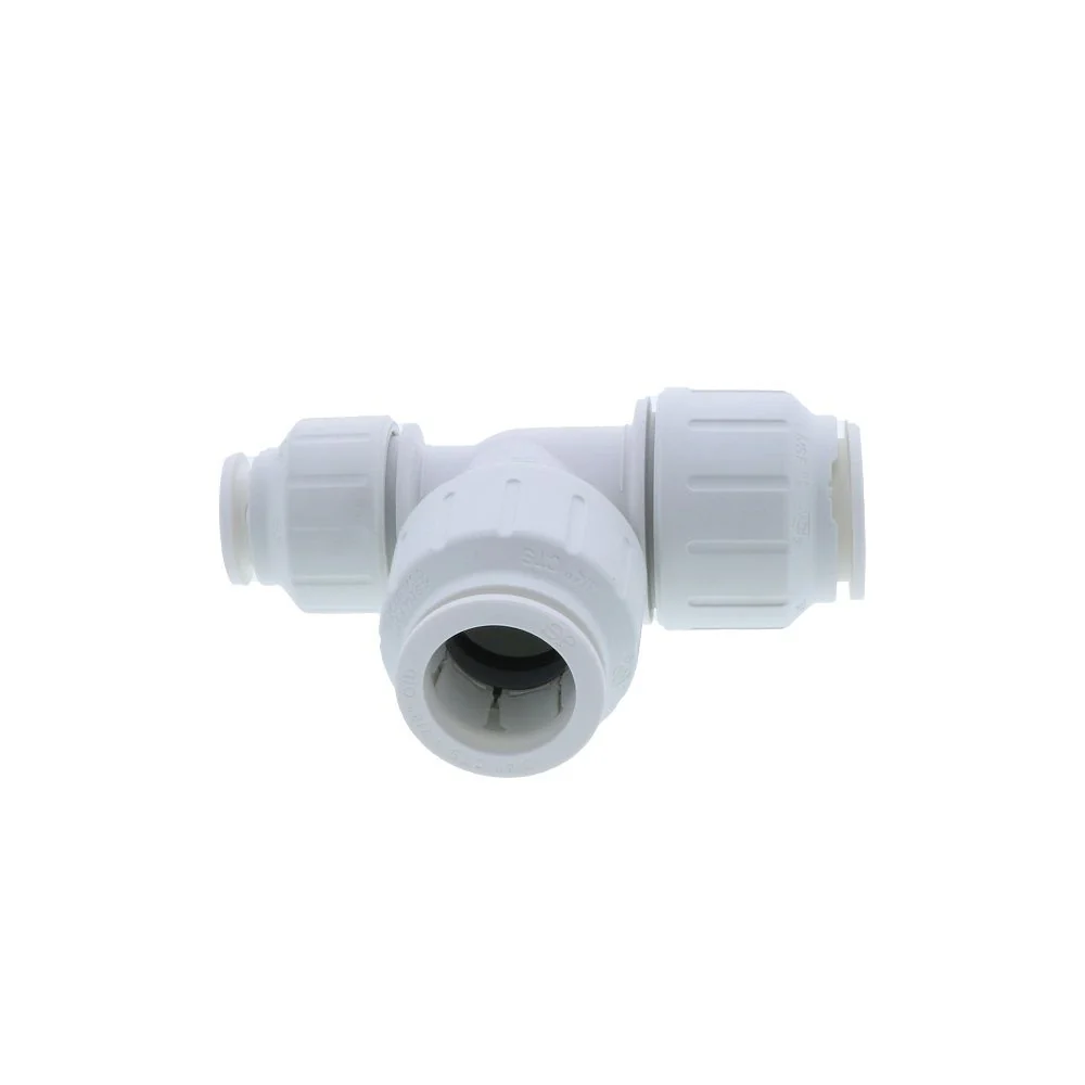 John Guest Reducing Tee - 3/4 x 1/2 x 3/4 CTS — Box of 15
