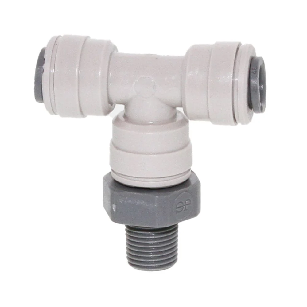 John Guest Swivel Branch Tee BSPT - 5/16 x 3/8 BSPT — Single