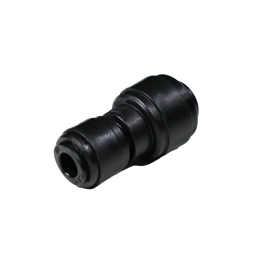 NeoFit - Acetal Black Union Connector 3/8" tube x 1/4" tube — Bag of 10