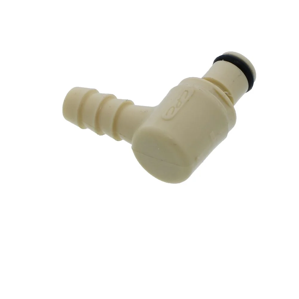 PMC230412 Elbow Hose Barb Coupling Insert 1/4 ID Barb — Bag of 25