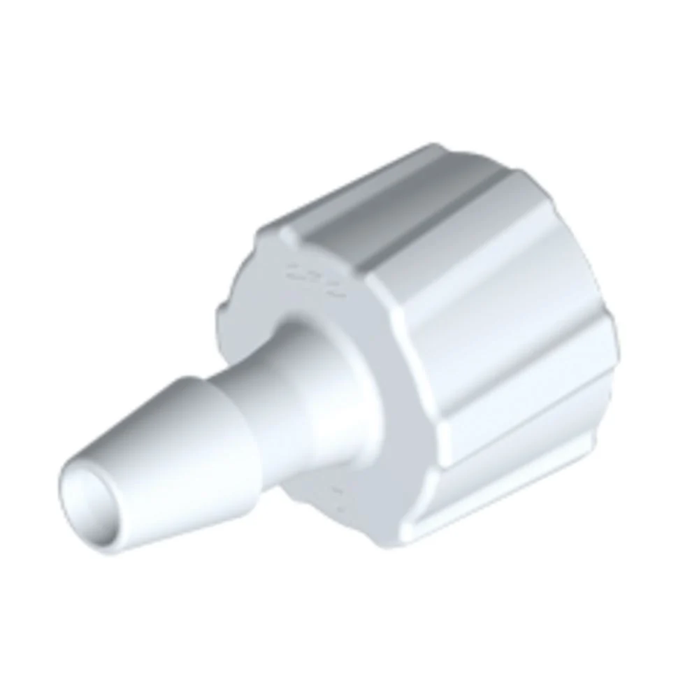 Male Luer x 1/8HB, White Nylon — Male Luer x 1/8HB, White Nylon - Single