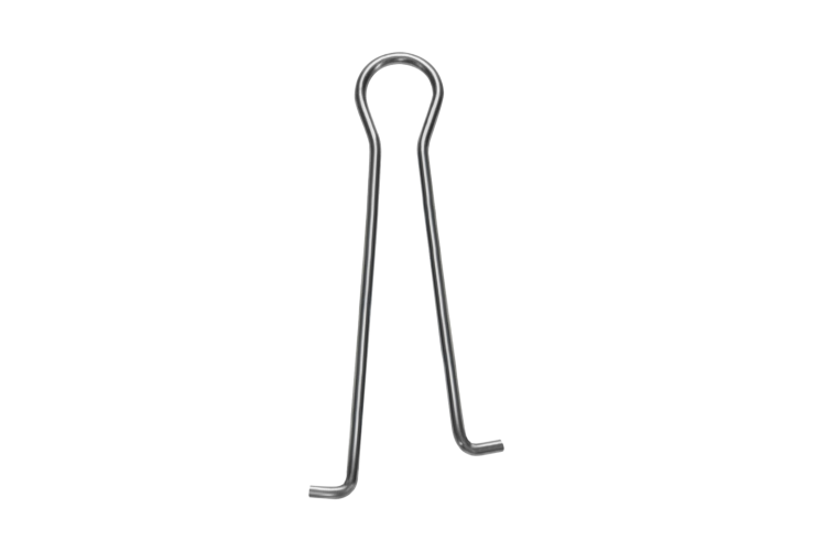 1-5/16in J Hook Retaining Clip, 100-Pack