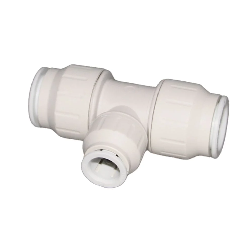 John Guest Reducing Tee - 22mm x 22mm x 15mm — Box of 15