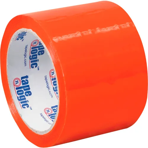 Tape Logic® Colored Carton Sealing Tape, 3" x 55 Yds., 2.2 Mil, Orange - Pkg Qty 6