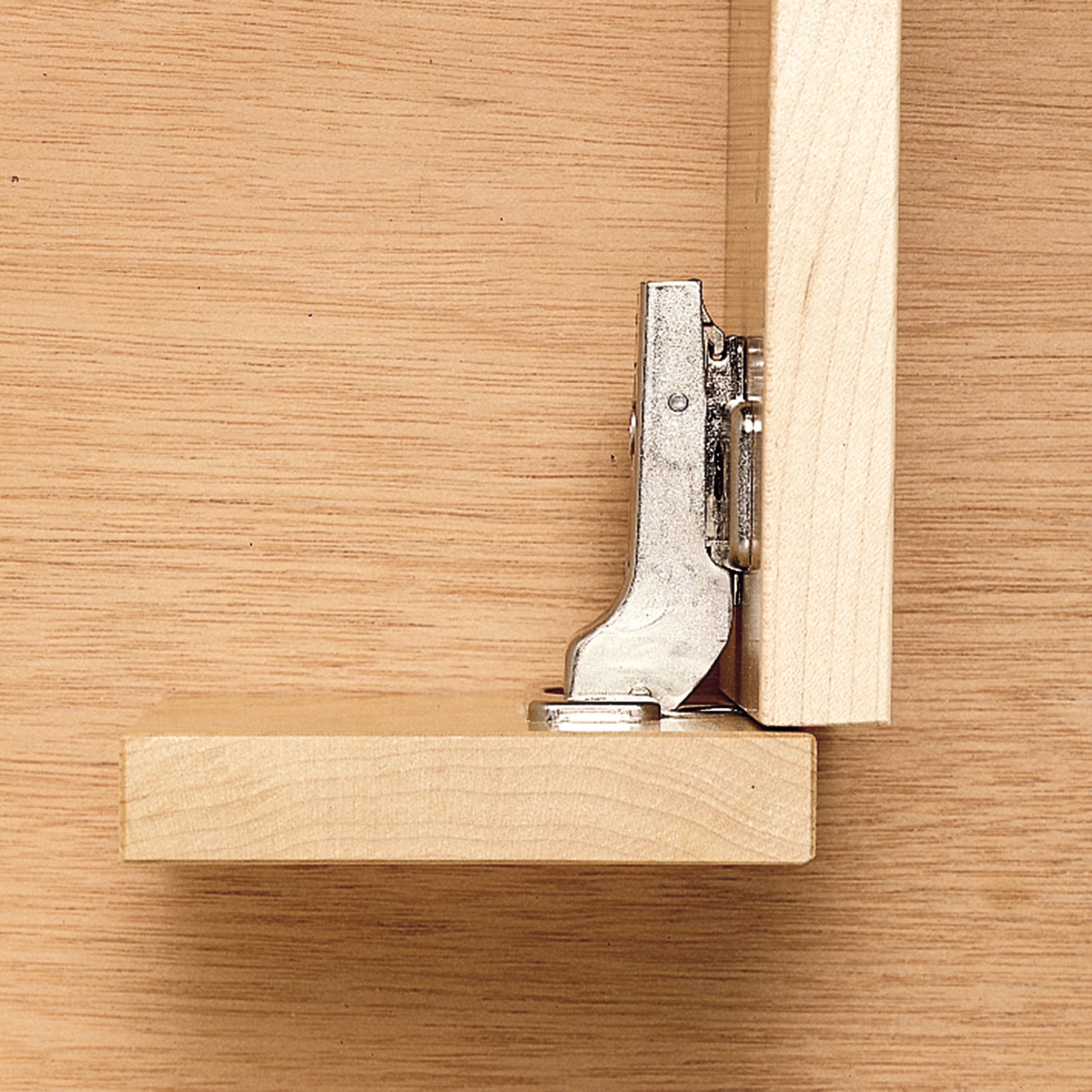 Half Overlay Clip Top Hinge w/cam Plate - 120° - 1 Pair