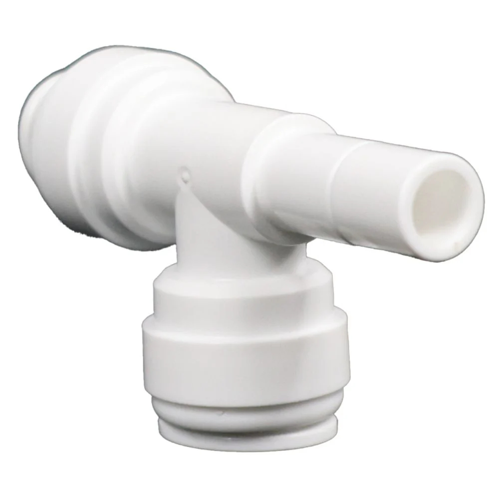 Stem Run Tee Acetal 3/8 OD x 3/8 OD x 3/8 OD — Single