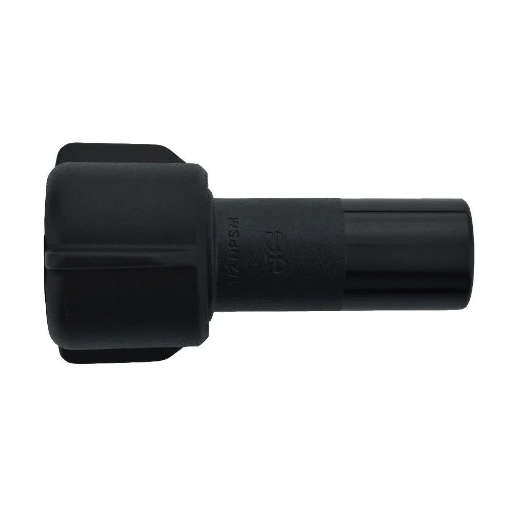 John Guest ProLock Female Stem Adapter - 1/2 Stem x 1/2 NPS — Bag of 10
