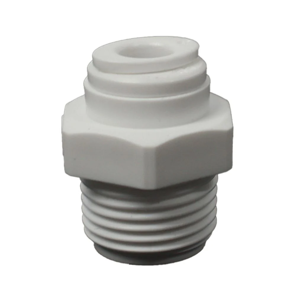 Male Connector Acetal 1/4 qc x 3/8 MNPT — Single