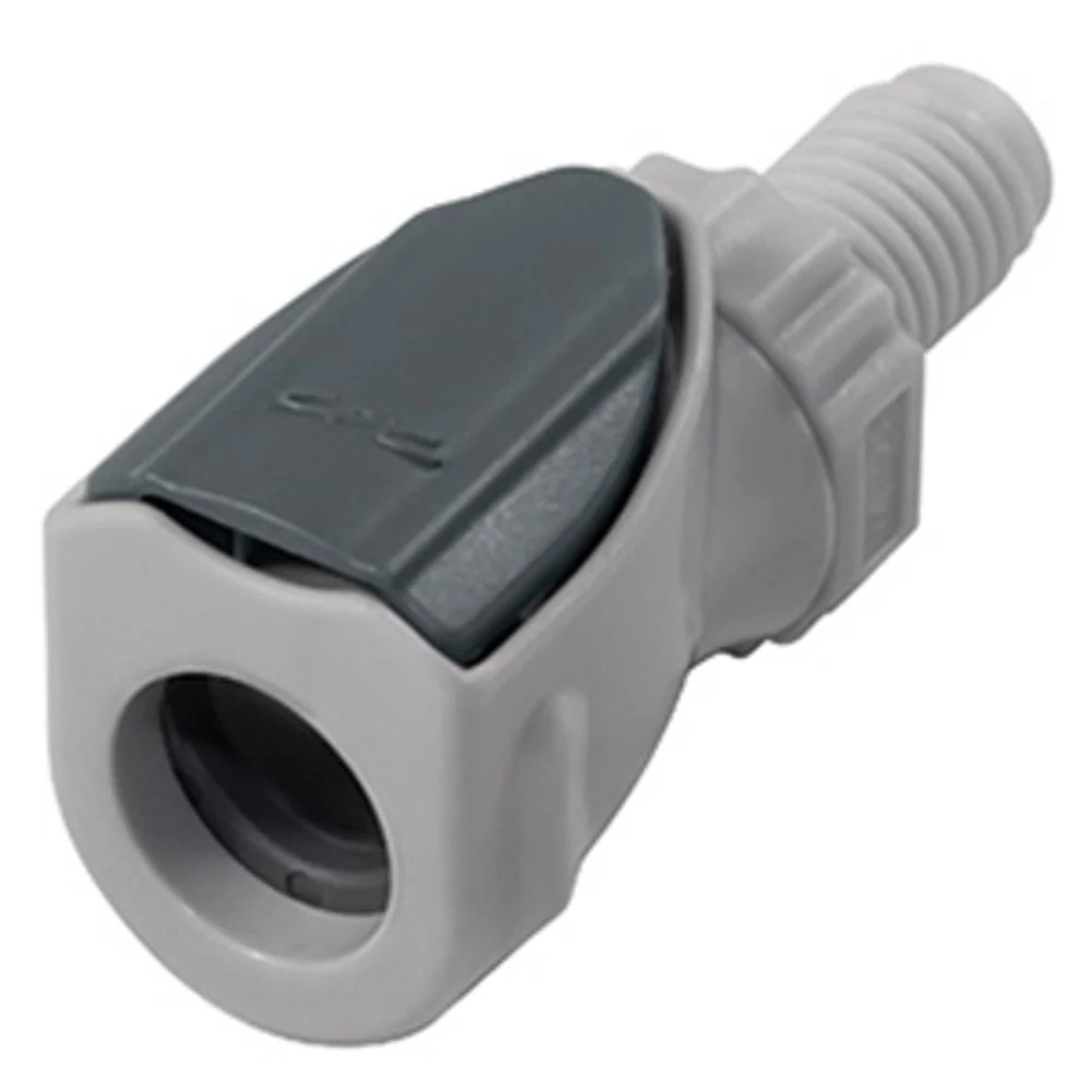 NS1D10042812 Valved In-Line Coupling Body 1/4-28 Male Thread — 25-Pack